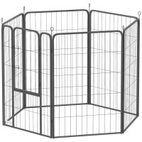 Laufstall für Hunde mit 6 Paneelen, robust, mit...