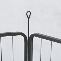 2er-Set Erweiterung für Welpengehege, Hundezaun-Paneele, Haustierspielplatz, Welpenzaun aus Stahl, Grau