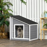 Hundehütte aus Massivholz, wetterbeständig,...