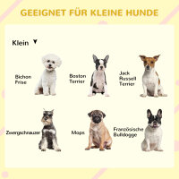 Hundehütte mit Veranda, aufklappbares Dach, Fenster, verstellbare Füße, Naturholz, orange, 85,5 x 62 x 60 cm