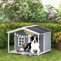 Hundehütte wetterfestes Erhöhtes Hundehaus aus...