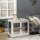 Transportbox für Hunde 58,5 cm x 81 cm x 66 cm Türen, MDF-Holz Eisen, 58, 5 cm x 81 cm x 66 cm, Weiß