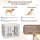Transportbox für Hunde 58,5 cm x 81 cm x 66 cm Türen, MDF-Holz Eisen, 58, 5 cm x 81 cm x 66 cm, Weiß