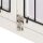 Transportbox für Hunde 58,5 cm x 81 cm x 66 cm Türen, MDF-Holz Eisen, 58, 5 cm x 81 cm x 66 cm, Weiß