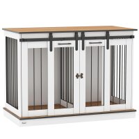 Hundekäfig mit 2 Türen, Hundebox, Transportbox...