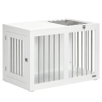 Hundekäfig mit 2 Türen, Hundebox, verriegelbar,...