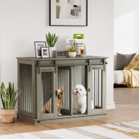 Hundekäfig mit 2 Türen, Hundebox, Transportbox...