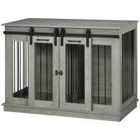 Hundekäfig mit 2 Türen, Hundebox, Transportbox...