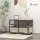 Hundebox, robust & stilvoll, 100x60x68cm, Walnussholz-Finish & Schwarz
