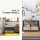 Hundebox, robust & stilvoll, 100x60x68cm, Walnussholz-Finish & Schwarz