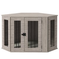 Hundebox, Hundekäfig, Eckdesign, inkl, Verriegelung,...