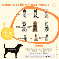 Hundebox, Welpenbox, mit Ablagefläche, wasserabweisendes Kissen, Stahlgitter, verstellbare Füße, 94x60x71,5 cm