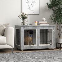 Hundekäfig Hundebox waschbares Polster, 2...
