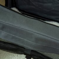 Transportbox, faltbar, 3 Eingänge, Innenkissen, für Hunde und Katzen bis 4 kg/40 cm, grau