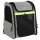 Hundebox erweiterbar Transportbox Hund mit 5 Taschen reflektierendem Streifen für Hunde bis 10 kg 33,5x28x42cm Hellgrau