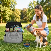 Hundebox Transportbox Hund mit mehreren Fächern 2...
