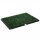 Hundetoilette 76 x 50,5 cm Hundeklo mit 2 Kunstrasen waschbar Welpentoilette für Hunde für Balkon Zuhause Schwarz+Grün