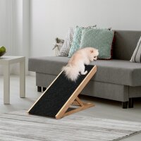 Haustierrampe mit rutschfestem Teppich verstellbarer...