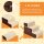Haustiertreppe Hundetreppe Katzentreppe 3 Stufen für Katzen und Hunde Plüsch Beige 54 x 40 x 39cm