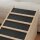 Haustiertreppe, Hundetreppe, Kiefernholz, Anti-Rutsch-Beschichtung, 90 cm x 40 cm x 45 cm, Natur + Grau