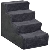 Hundetreppe 4-Stufig Abnehmbarer Bezug Für Kleine...