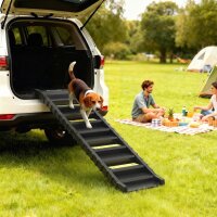 Hunderampe klappbar Hundetreppe Auto & SUV rutschfest...