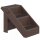Hundetreppe 3 Stufen 36,5 cm Hoch Haustiertreppe für Kleine Hunde klappbar für Bett, Sofa, Couch Auto Braun