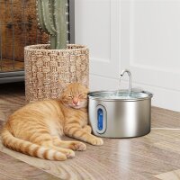 Katzenbrunnen 2,5L Trinkbrunnen für Katzen mit...