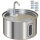 Katzenbrunnen 2,5L Trinkbrunnen für Katzen mit leiser Pumpe LED Aktivkohlefilter 19,4 x 19,4 x 18,7 cm