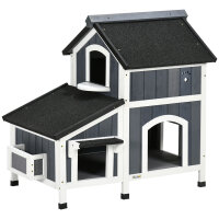 Outdoor-Katzenhaus, zweistöckig, Bodenabstand,...