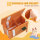 Katzenhaus Outdoor-Katzenhaus Katzenhütte, wetterbeständig, 1 Fenster, 1 Eingang, 85 x 50 x 68,5 cm, Orange+Grün