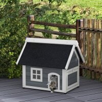 Katzenhaus, wetterfest, mit Fenster, 77x57,5x68cm...