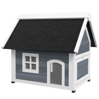 Katzenhaus, wetterfest, mit Fenster, 77x57,5x68cm...