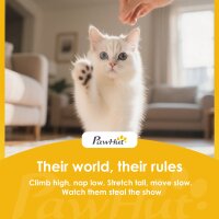Katzen-Schreibtischbett, Katzenbett für Schreibtisch mit 360°Drehung, verstellbarer Höhe, Katzenliege mit abnehmbarem, maschinenwaschbarem Bett, für Katzen unter 6 kg, Heimbüro, Grau
