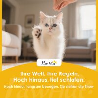 Katzen-Schreibtischbett, Katzenbett für Schreibtisch mit 360°Drehung, verstellbarer Höhe, Katzenliege mit abnehmbarem, maschinenwaschbarem Bett, für Katzen unter 6 kg, Heimbüro, Cremeweiß