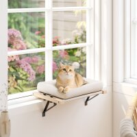 Katzenhaus mit Halterung für Fensterbänke und...