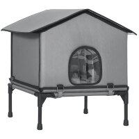 Katzenhaus klappbar Katzenhütte mit Kissen,...