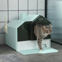 Katzentoilette Katzenklo, Hütten-Design, 1...