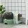 Katzentoilette, 2 herausziehbare Bodenwannen, 1 Schaufel, Streuauffangfach, abnehmbare Haube, Grün + Schwarz