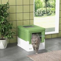 Katzentoilette, klappbar, 2 Türen, Streuschaufel,...
