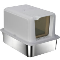 Katzentoilette, Wanne aus Edelstahl, Filter, Schaufel,...