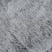 Hundetreppe 4 Stufen 44 cm Hoch Haustiertreppe für Kleine Hunde Katzentreppe Hunderampe mit Waschbar Bezug Einstiegshilfe für Bett, Sofa, Couch Hellgrau