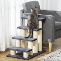 Katzentreppe 4-stufige Haustiertreppe 59 cm hoch...