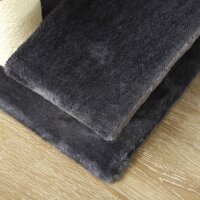 Katzentreppe 4-stufige Haustiertreppe 59 cm hoch Hundetreppe für Katzen aller Größen Hunderampe Einstiegshilfe für Bett, Sofa, Couch Grau