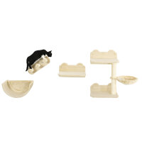 Kletterwand-Set für Katzen, 4-teilig, mit...