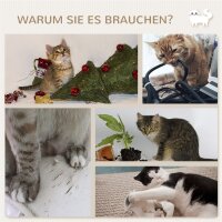 Kletterwand-Set für Katzen, 4-teilig, mit Katzentreppe, Hängematte, Plattform und Kratzbaum, Beige