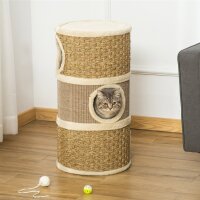Kratztonne, Höhe 70 cm, Katzenkratzbaum für...