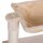 Kletterbaum Katzenbaum Kratzbaum mit Sisalsäule Plüsch-Hängematte Spanplatte Beige 50 x 36 x 70 cm