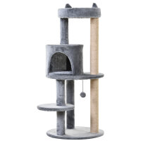 Katzenbaum 4-Stock Katzenhöhle Katzenhaus mit...