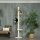 Höhenverstellbarer Kratzbaum, Anti-Rutsch, Sisalseil-Pfosten, 220-260H x 47L x 34W cm, Gelb/Weiß/Blau